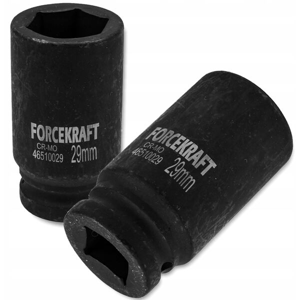 Forcekraft Βαθύ κρουστικό καρυδάκι 3/4", 29mm(6γων.)