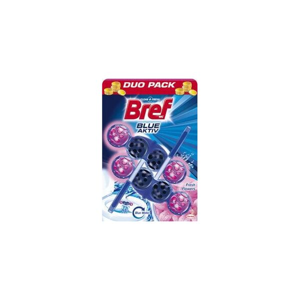 Bref Środek do czyszczenia WC „BREF Blue Aktiv Fresh Flowers” ​​2x50g
