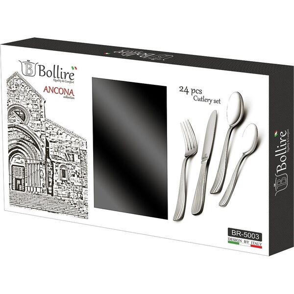 Bollire Bollire stalo įrankių rinkinys, ANCONA collection, 24 vnt