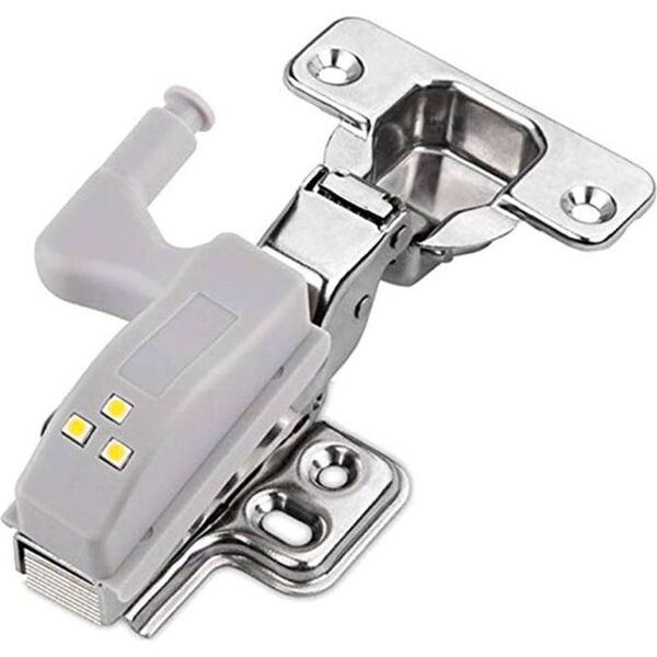 ECpower ZD23F LAMPKA LAMPA MEBLE 3 x LED NA ZAWIASY SZARA