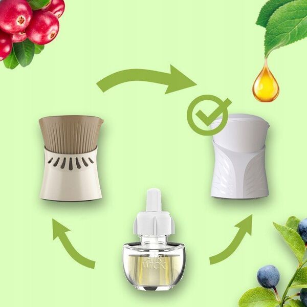 Air Wick Air Wick Electrical Deszczowa Świeżość Lasów Amazonii Odświeżacz Powietrza Wkład 19ML