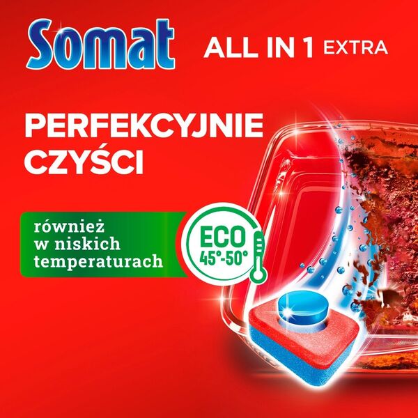 Somat Giga+ All in One Extra Tabletki do zmywarki, 100 sztuk