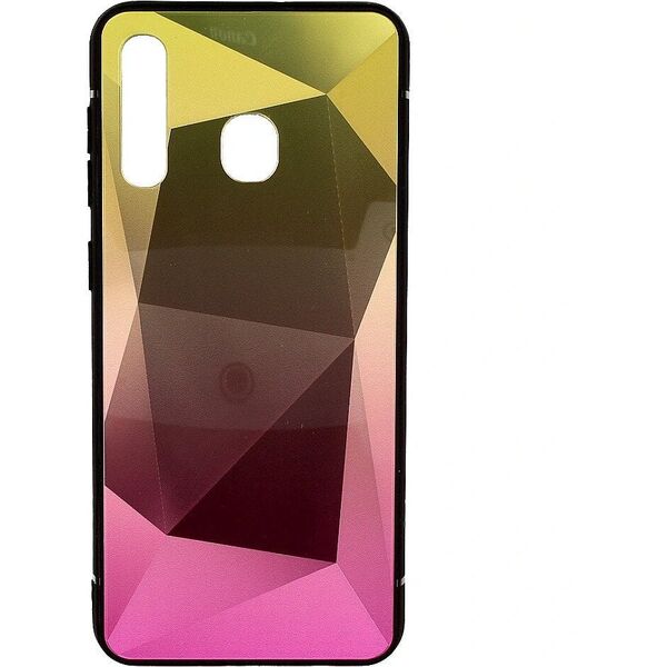 Θήκη Σιλικόνης Mocco Stone Ombre Back Case Με Χρώμα Διαβάθμισης Για Apple iPhone X / XS Κίτρινο - Ροζ