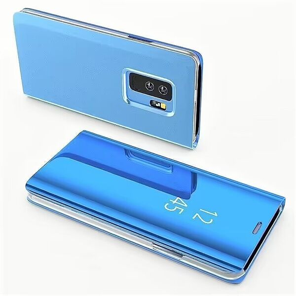 Mocco Θήκη Clear View Cover Για Samsung Galaxy S23 Μπλε