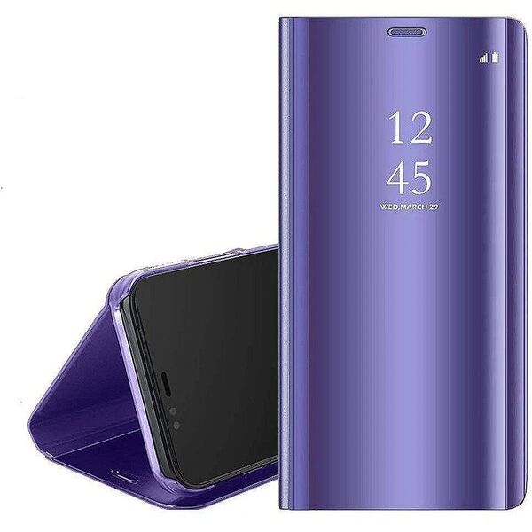 Θήκη Mocco Clear View Cover για Samsung N970 Galaxy Note 10 Μωβ
