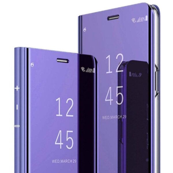 Θήκη Mocco Clear View Cover για Samsung N970 Galaxy Note 10 Μωβ