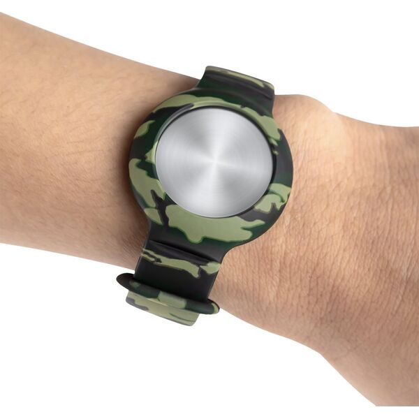 Deltaco Deltaco MCASE-TAG18, Camouflage, Silicone, AirTag, 35 mm, 245 mm, 8 mm