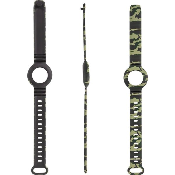 Deltaco Deltaco MCASE-TAG18, Camouflage, Silicone, AirTag, 35 mm, 245 mm, 8 mm