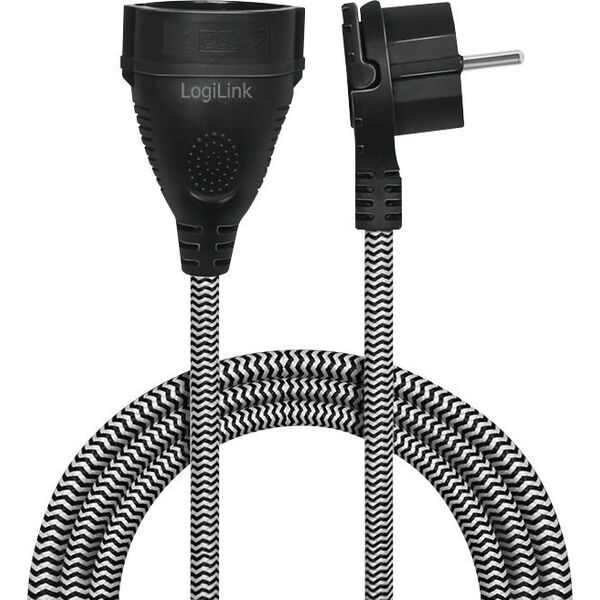 Kabel USB LogiLink Cable Logilink Power Cord CEE 7/7 to CEE 7/3 3m