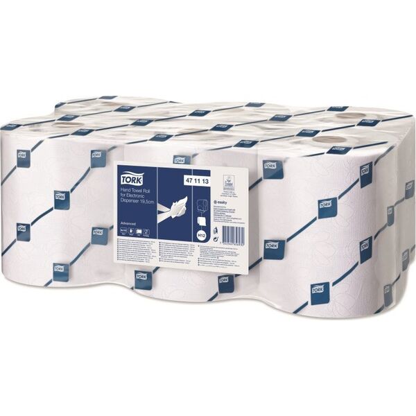 Tork Håndklæderulle Tork Advanced H12 2-lag 19.5 cm x143 m Hvid,6 rl/krt