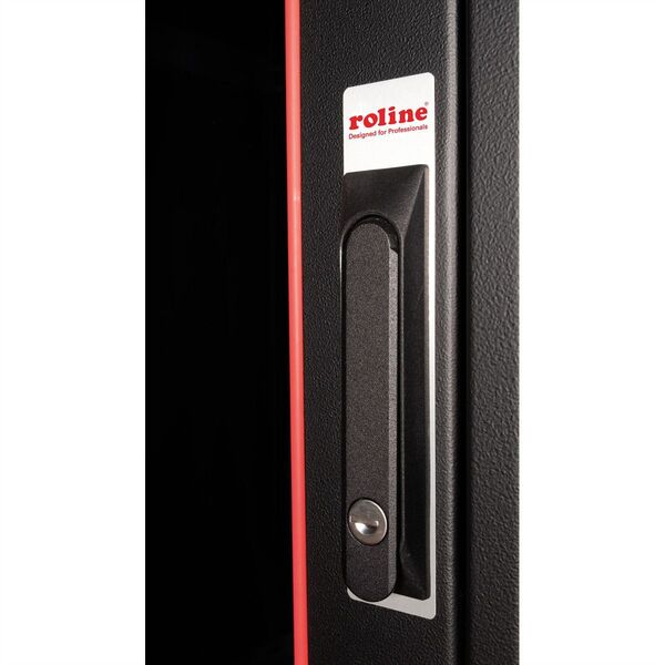 Szafa Roline ROLINE Netzwerkschrank Pro 48,26cm 19Zoll 47 HE 600x600 BxT Glast�r schwarz