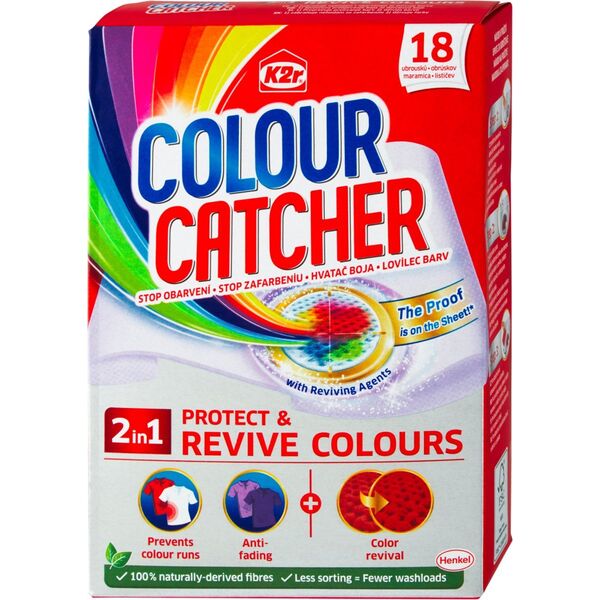 K2r Colour Catcher, Chusteczki do prania, 18 sztuk