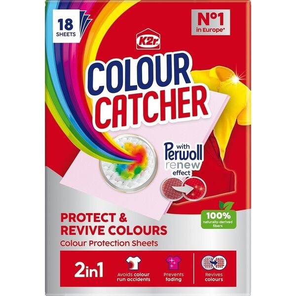 K2r Colour Catcher, Chusteczki do prania, 18 sztuk