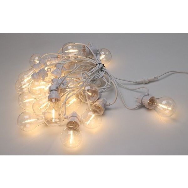 ΓΙΡΛΑΝΤΑ ΚΗΠΟΥ PARTY LIGHT 20LED A60 ΛΕΥΚΟ ΚΑΛΩΔΙΟ