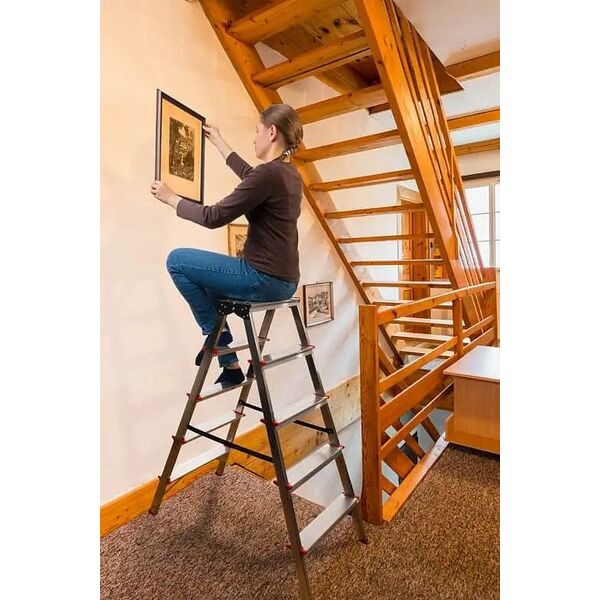 2-SIDED ALUMINIUM FOLDING STAIRS 5-STEP