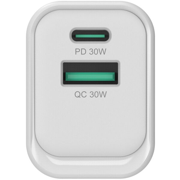 Φορτιστής CONCEPTRONIC 2Port 33W,1xUSB-C,1xUSB-A λευκό