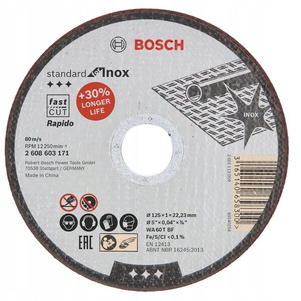 ΔΙΣΚΟΣ ΚΟΠΗΣ PRO 100x125x1mm