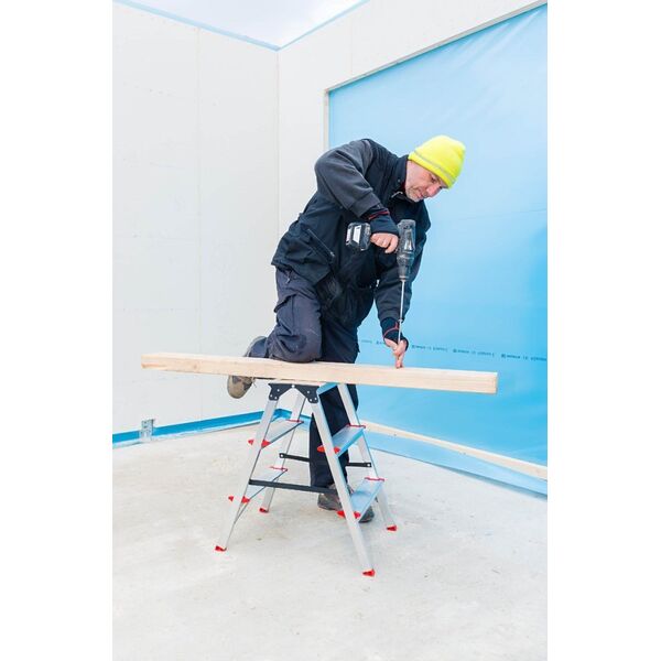 FOLDING STEP LADDER 3-STEPS ALUM