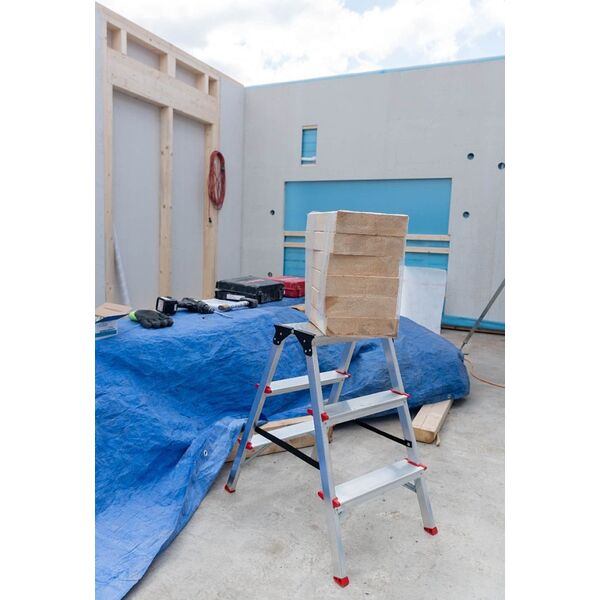 FOLDING STEP LADDER 3-STEPS ALUM