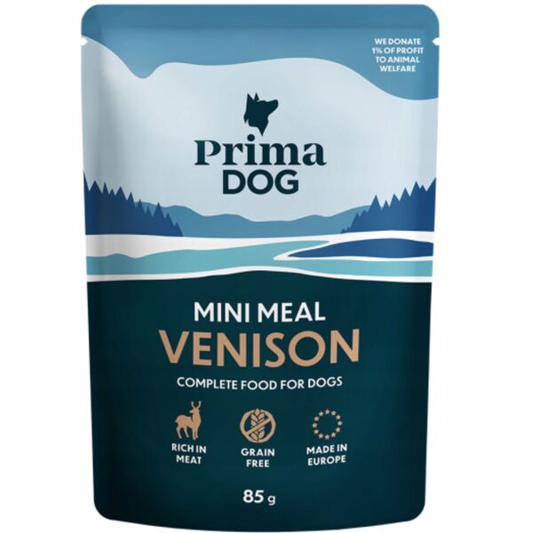 DOG FOOD MINI MEAL VENISON 85G