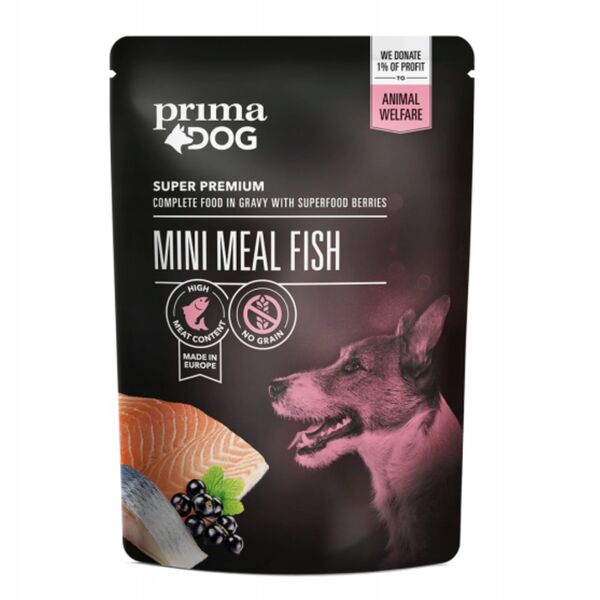 DOG FOOD MINI MEAL FISH 85G