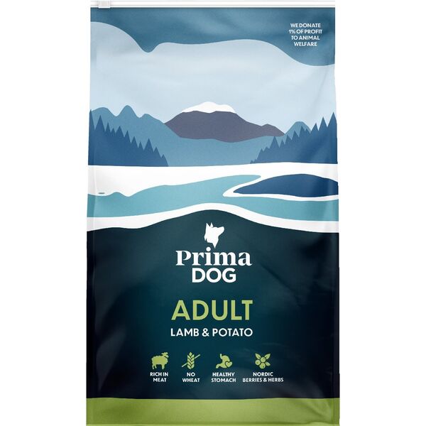 PRIMADOG LAMB-POTATO ADULT DOGS 3 KG