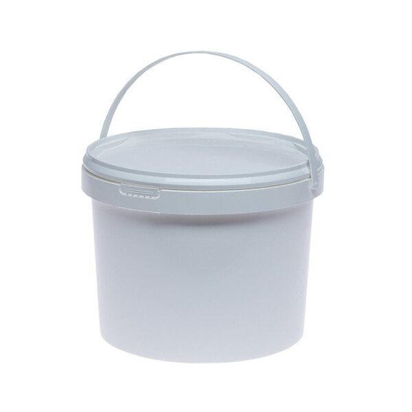 BUCKET PLASTIC FOOD  WITH COVER 5,5 L
