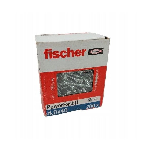 Βίδες ξύλου με στρογγυλή κεφαλή FPF II PZF 4.0x40, Fischer 200 τεμ.