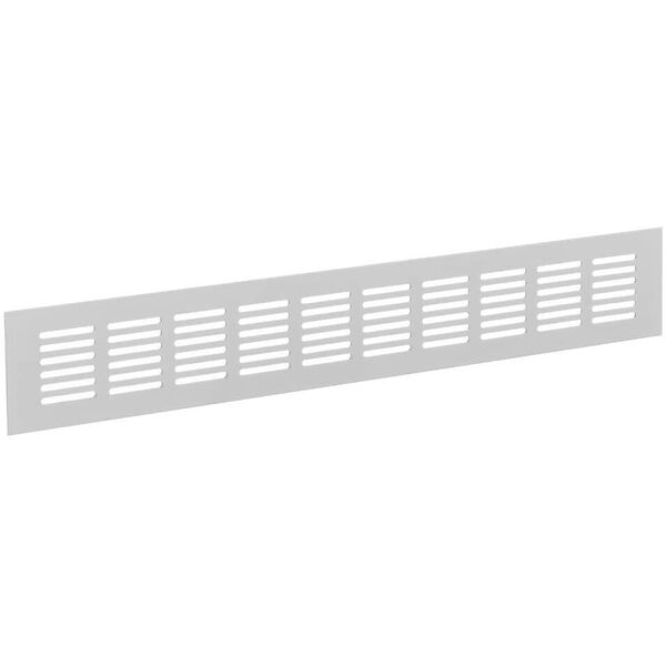 Γρίλια εξαερισμού αλουμινίου RA640, 60 x 400 mm, λευκή.