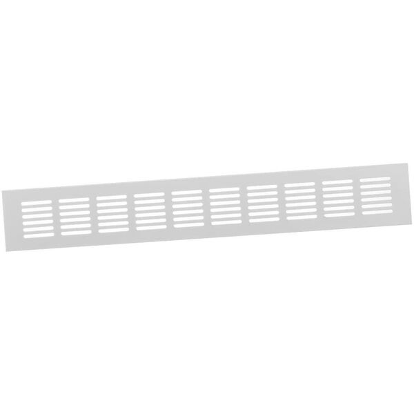 Γρίλια εξαερισμού αλουμινίου RA640, 60 x 400 mm, λευκή.