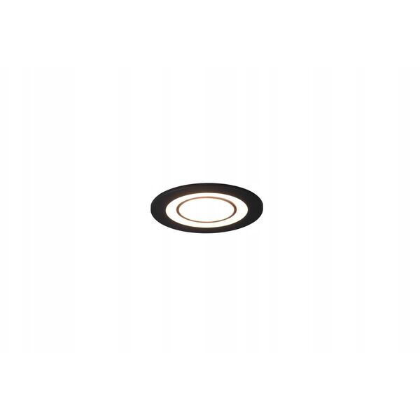 Ενσωματωμένο LED φως TRIO CORE, 5 W, 3000 K, 450 lm, 2 πηγές φωτός, μαύρο, O8.2 cm