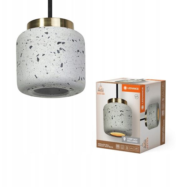 Φωτιστικό κρεμαστό LEDVANCE TERRAZZO BALLPENDANT GU10 max 5W λευκή πέτρα 10x150cm