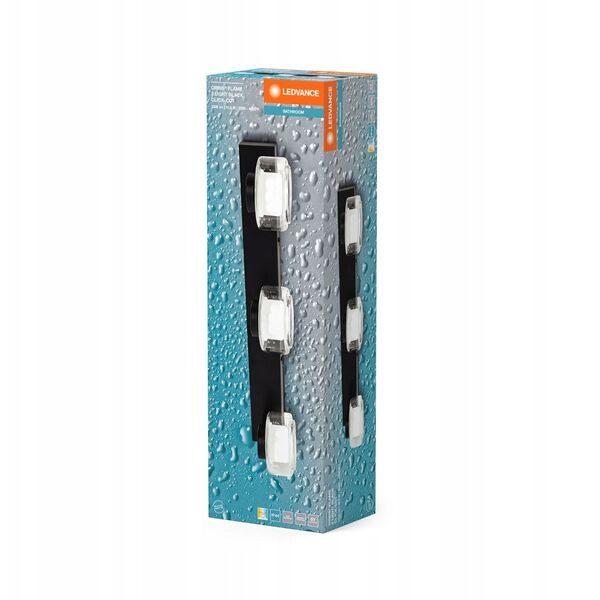 LED spotlight LEDVANCE ORBIS FLAME, IP44 3x5.5W CCT 3000/4000K 3x350lm 50x9x13cm