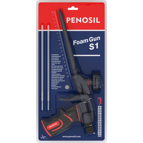 Πιστόλι αφρού PENOSIL S1, σωλήνας 18 cm, επικάλυψη Teflon