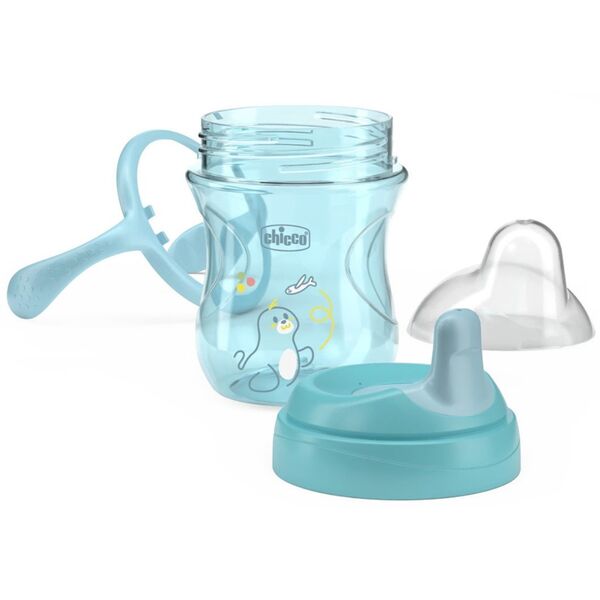 CHICCO-692115- ΚΥΠΕΛΛΟ ΜΗ ΔΙΑΡΡΟΗΣ ΜΕ ΣΚΛΗΡΟ ΣΤΟΜΙΟ 200ML