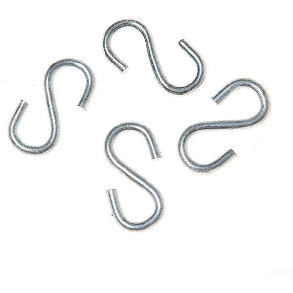 S SHAPE STAINLESS STEEL HOOKS 3 MM 4