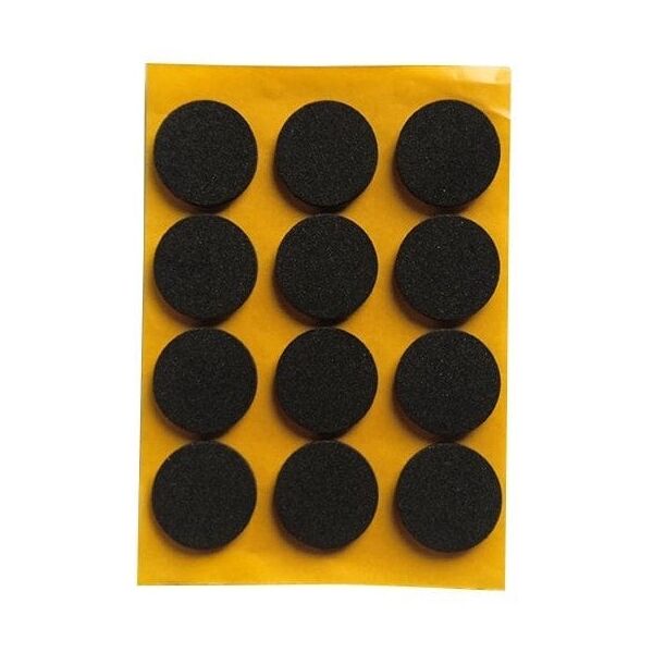 ADHESIVE PADS 2.5MM BLACK D 20MM 12