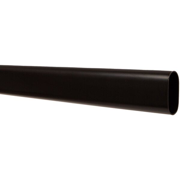 STEEL OVAL TUBE.30X15MM DIA.1000MM.BLACK