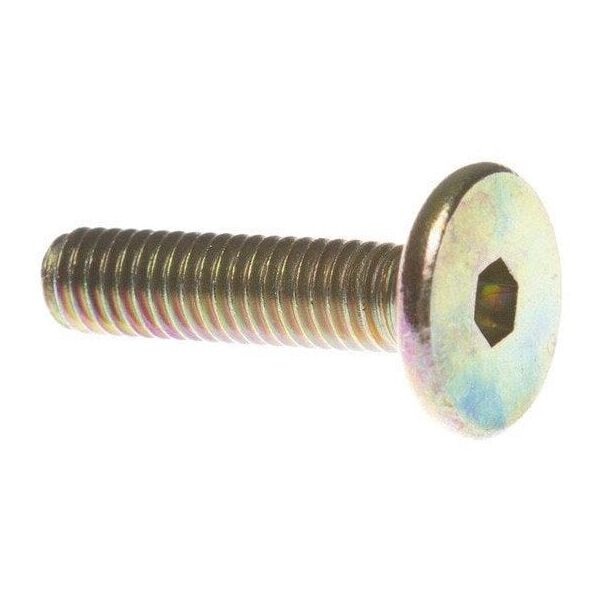 FURNITURE BOLT M6X25 YELLOW. 20 PCS