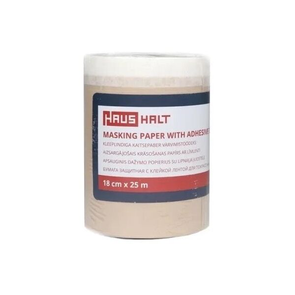 MASKING TAPE HAUSHALT 18 CM X 25 M