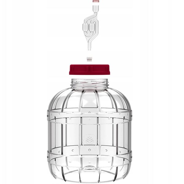 MULTIFUNCT. 8L PLASTIC JAR FOR FERMEN.