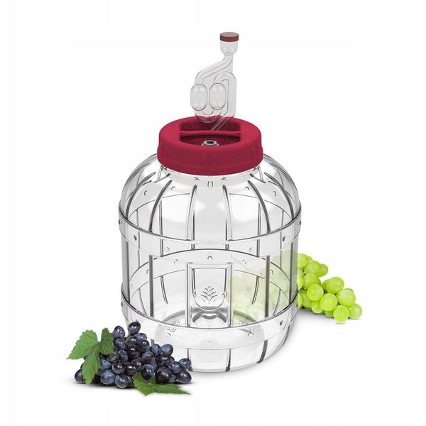 MULTIFUNCT. 8L PLASTIC JAR FOR FERMEN.