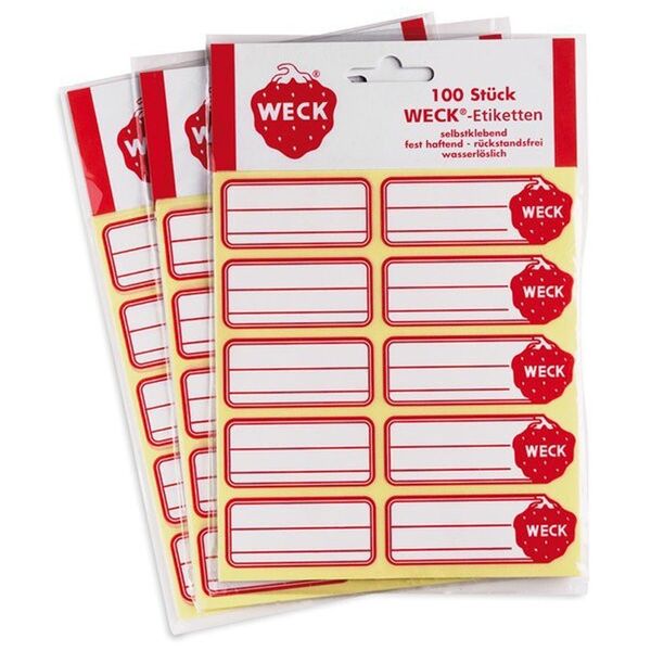 Ετικέτες Weck 100 τεμ