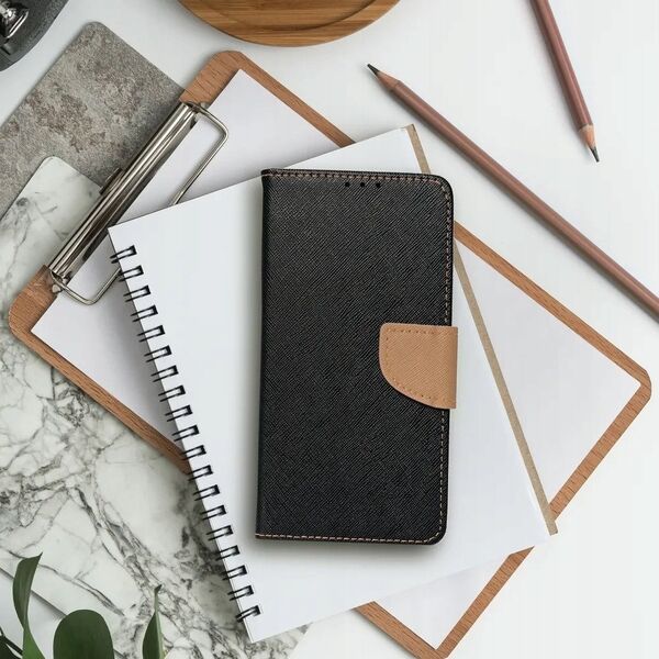 Θήκη FANCY Book για SAMSUNG A26 μαύρο χρυσό