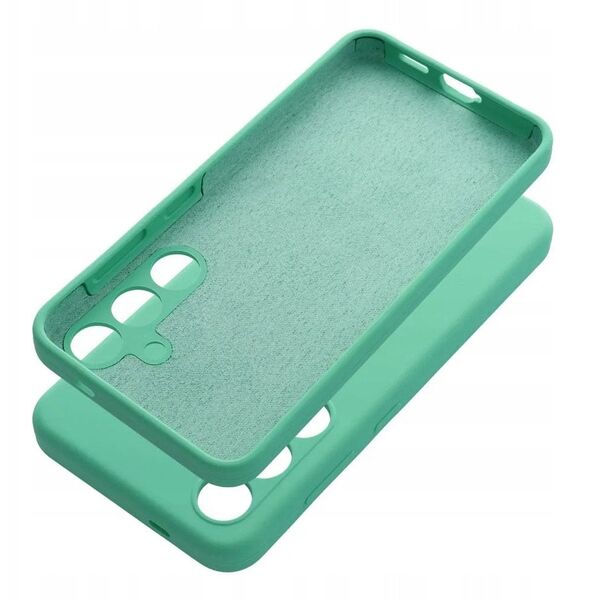Θήκη SILICONE 2mm για SAMSUNG S25 Edge μέντα