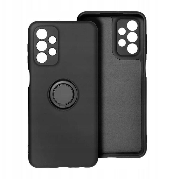 Θήκη SILICONE RING για SAMSUNG S25 Edge μαύρη