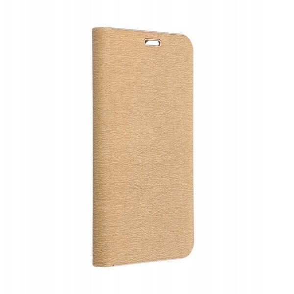Θήκη LUNA Book Gold για XIAOMI Redmi Note 14 4G (GLOBAL - 164,84mm x 78,15mm x 8,16mm) χρυσό