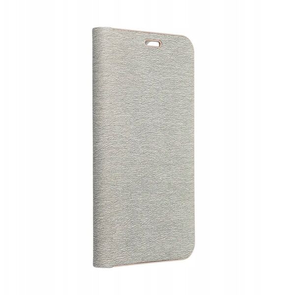 Θήκη LUNA Book Gold για SAMSUNG S25 Edge ασημί