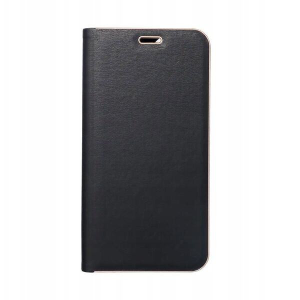 Θήκη LUNA Book Gold για SAMSUNG S25 Edge μαύρο