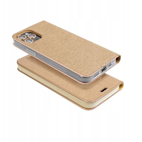 Θήκη LUNA Book Gold για SAMSUNG S25 Edge χρυσό